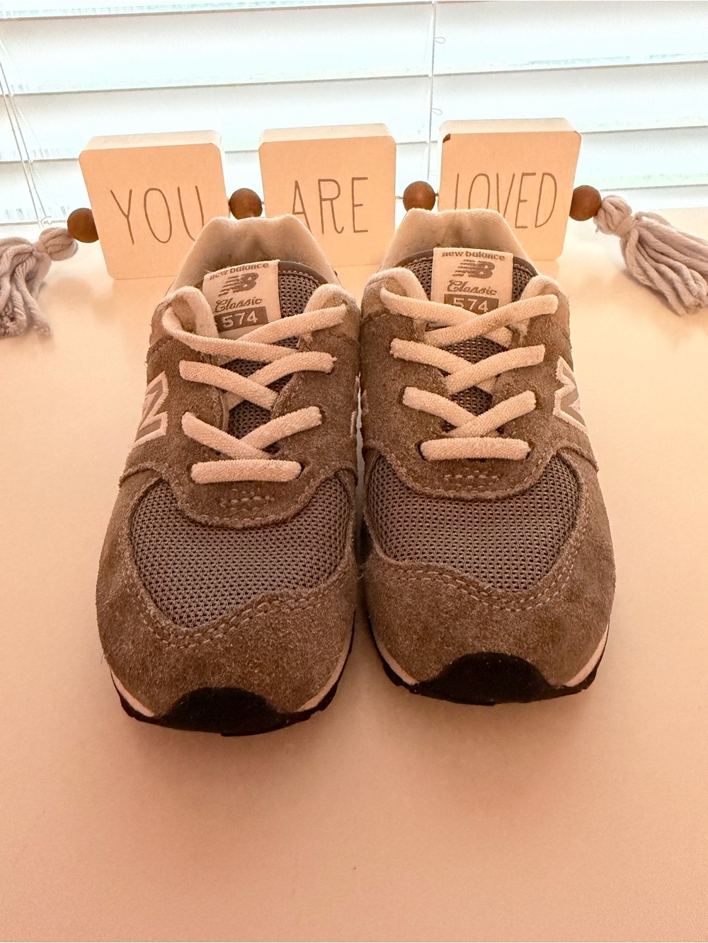 New Balance Toddler 574 Classic Sneaker in Gray
